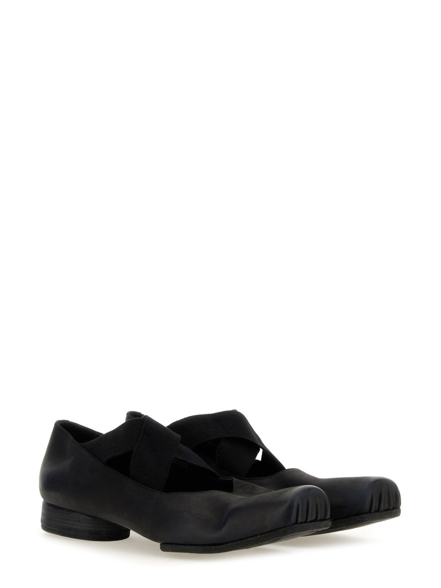 Uma Wang Flat Shoes - Black | Wanan Luxury