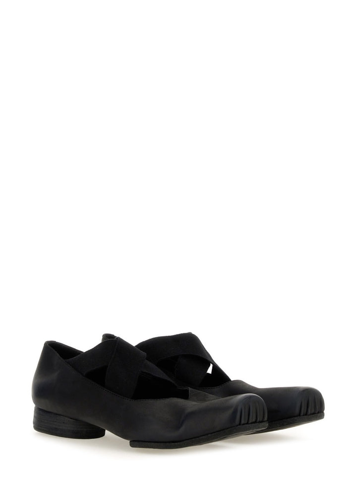 Uma Wang Flat Shoes - Black | Wanan Luxury