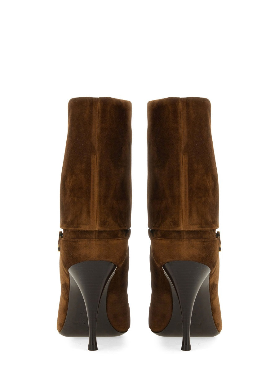 Saint Laurent Boots - Brown | Wanan Luxury
