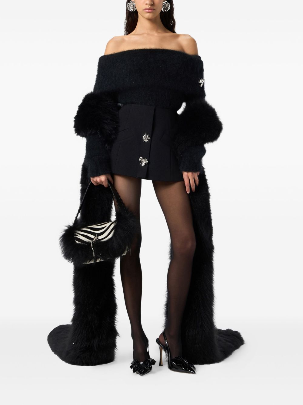 Blumarine Sweaters - Blacks and greys | 5f5e50309ed758432f3caa79ed88f98f08d452a5