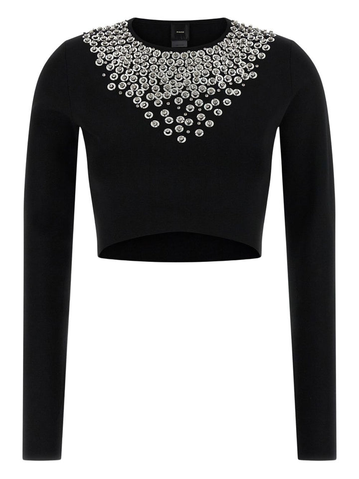 Pinko Sweaters - Nero argento | 11cf101fc4ec6c7e19a8d04cc59c517ce1eeb488