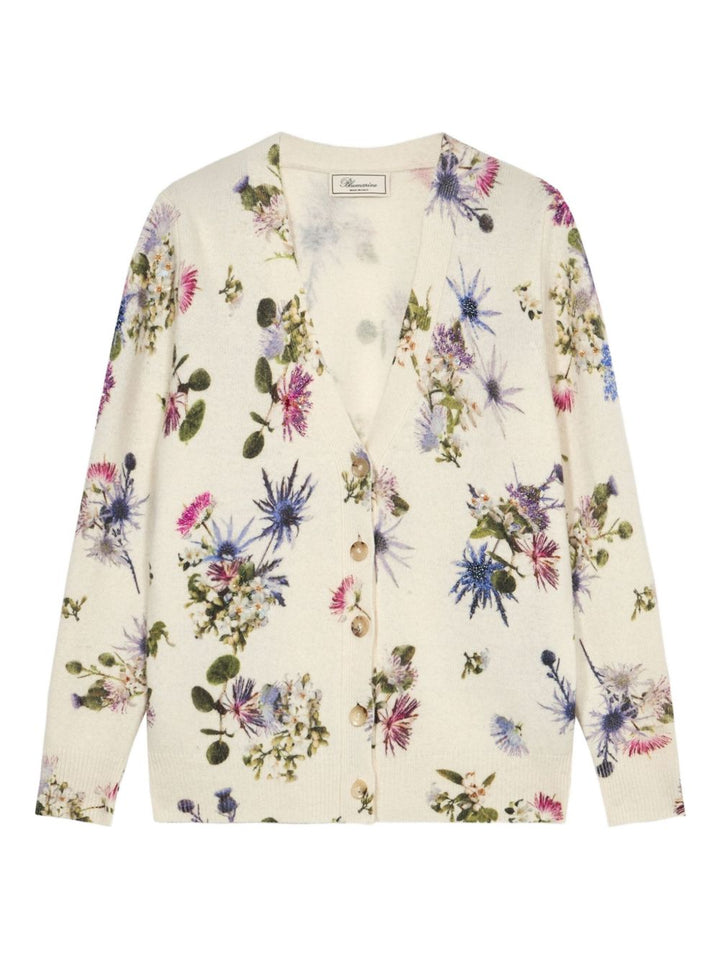 Blumarine Sweaters - Pearl | f4c4fab7eecb1e07c0abb18c418903de259f3f36