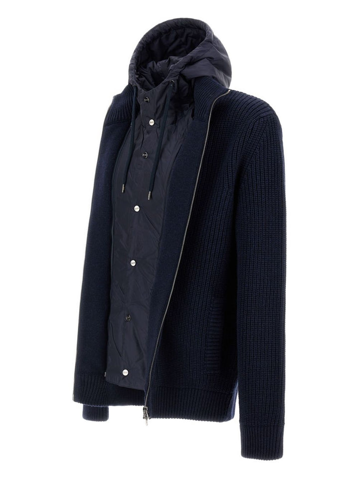 Herno Sweaters - Blue and green | 3e073150c2879365506b9d9d59bdaf49fae8c414