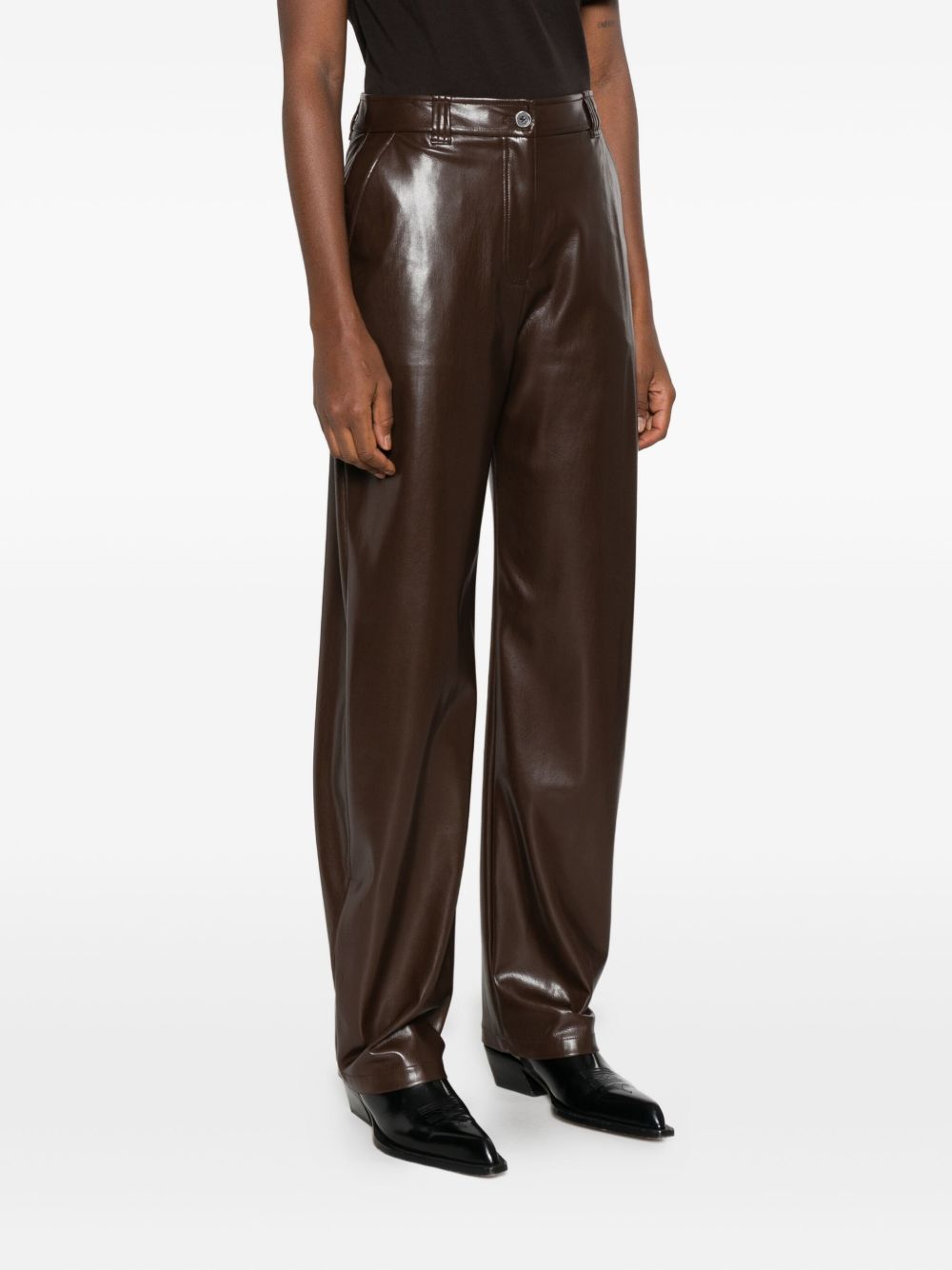 Pinko Trousers - Brown | 8c1eb513ffd826ab05e0681e26bedc48b0e4a184