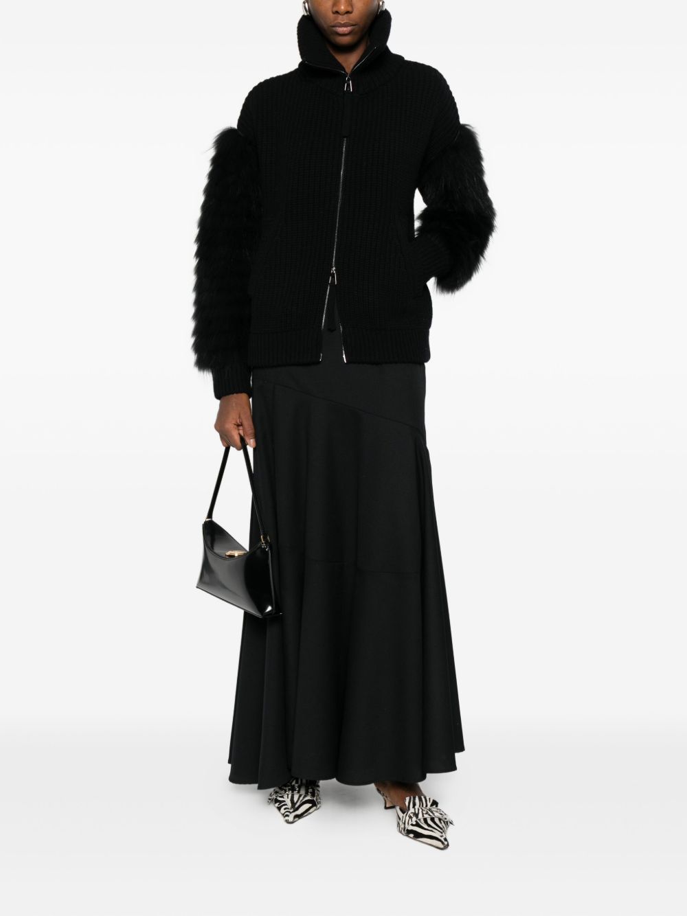 Parosh Coats - Blacks and greys | 1657bfad9edf5ebb85a04d4ce468f778cdd6f563