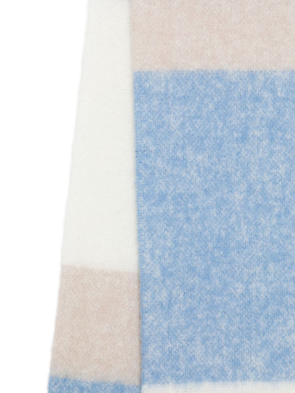 Maison Kitsune' Scarfs - Beige blu | e669d200a3e5b3d0c7422c4d1aef86346a2e7e51