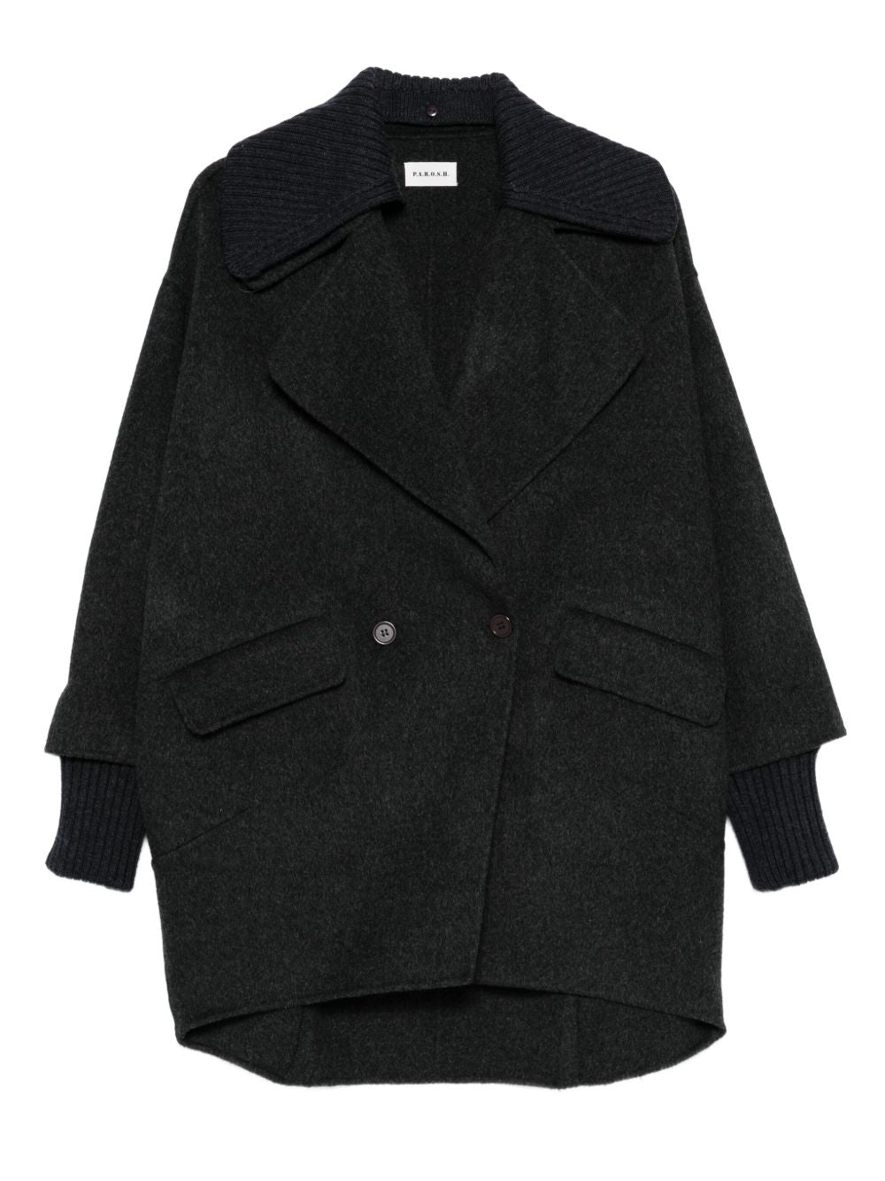 Parosh Coats - Blacks and greys | 40922de6c7f48311e3acafaedfd1e4301ef8f5c0