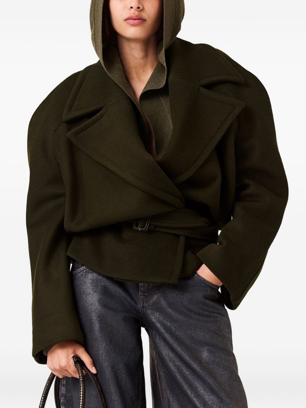 Stella Mccartney Coats - Dark khaki | 4251202b6073ef5a66c0531afe622d174ff67b1f