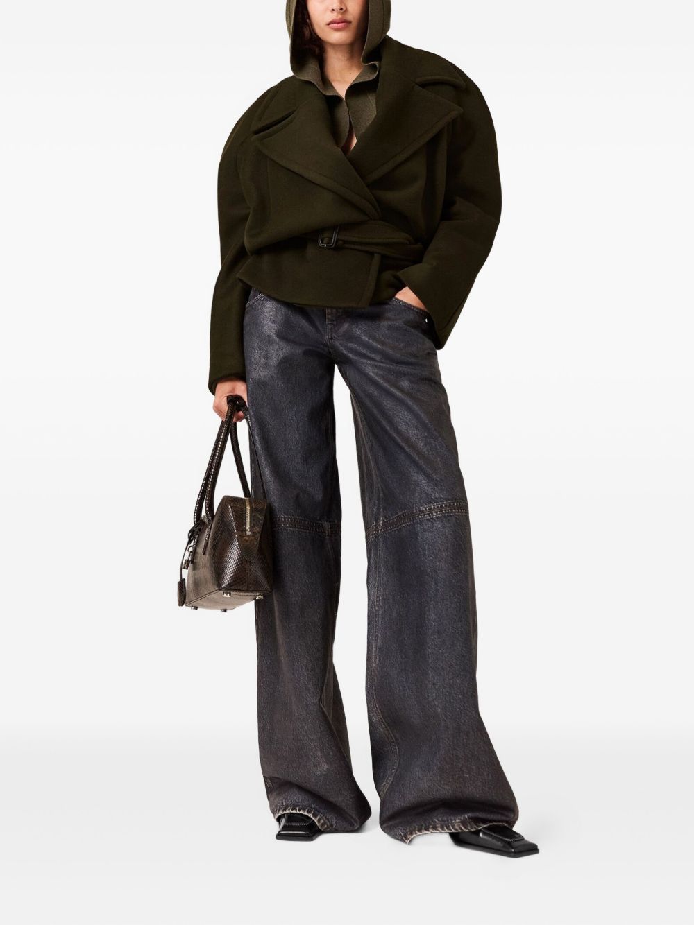 Stella Mccartney Coats - Dark khaki | af676e8e0b7b7007f96d784ab3c8c81e6cfcdba4