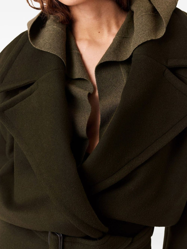 Stella Mccartney Coats - Dark khaki | f5b6dd9e5472edc525b34dcf0bcff78b0640b027