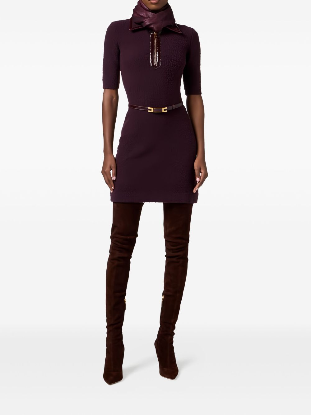 Elisabetta Franchi Dresses - Merlot | 992e4d4003b906de2f37ea4fbfd597302525eaa3