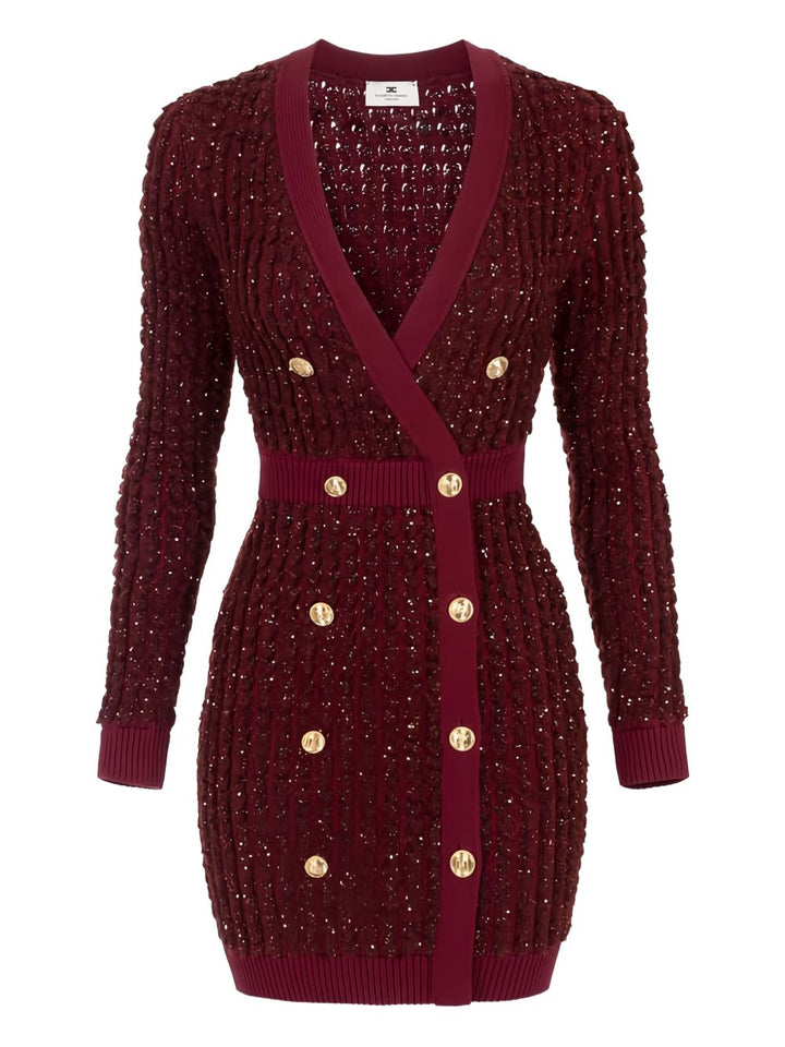 Elisabetta Franchi Dresses - Rouge noir | b96aa3f3d0597ad35b0681b5fcfadfb070ebae31