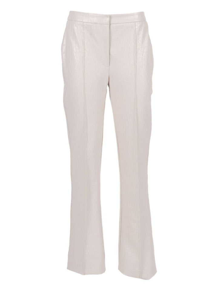 Elisabetta Franchi Trousers - Milk | b723d24efb884707464e0acbe9c780088be91da1