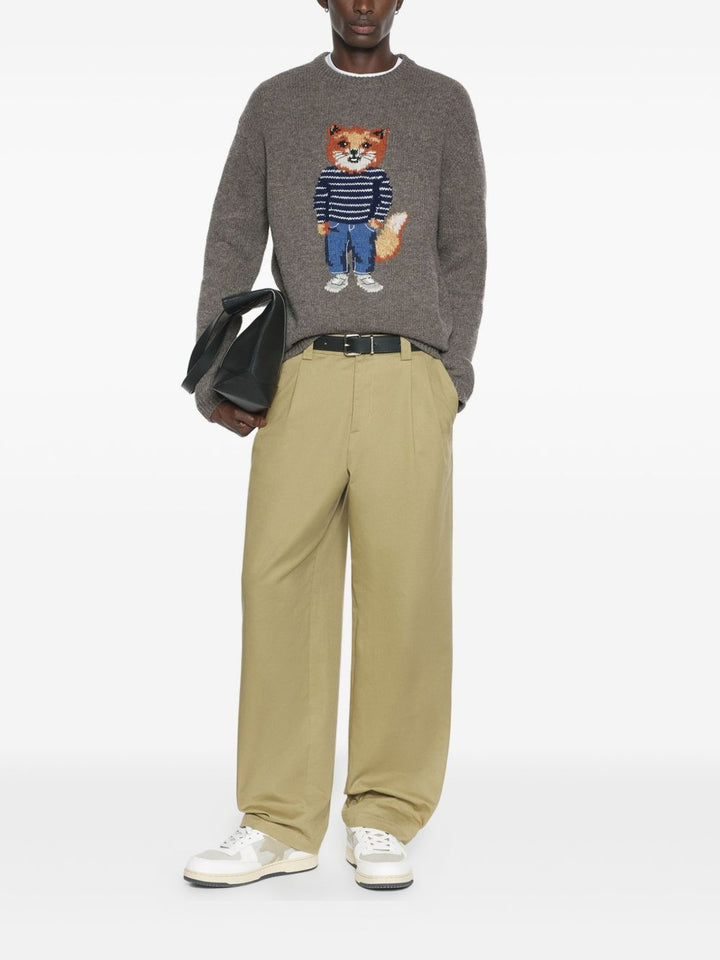 Maison Kitsune' Sweaters - Blacks and greys | 7d3dd74b5a7f85295e69f6325b2d30d8b0ac67d8