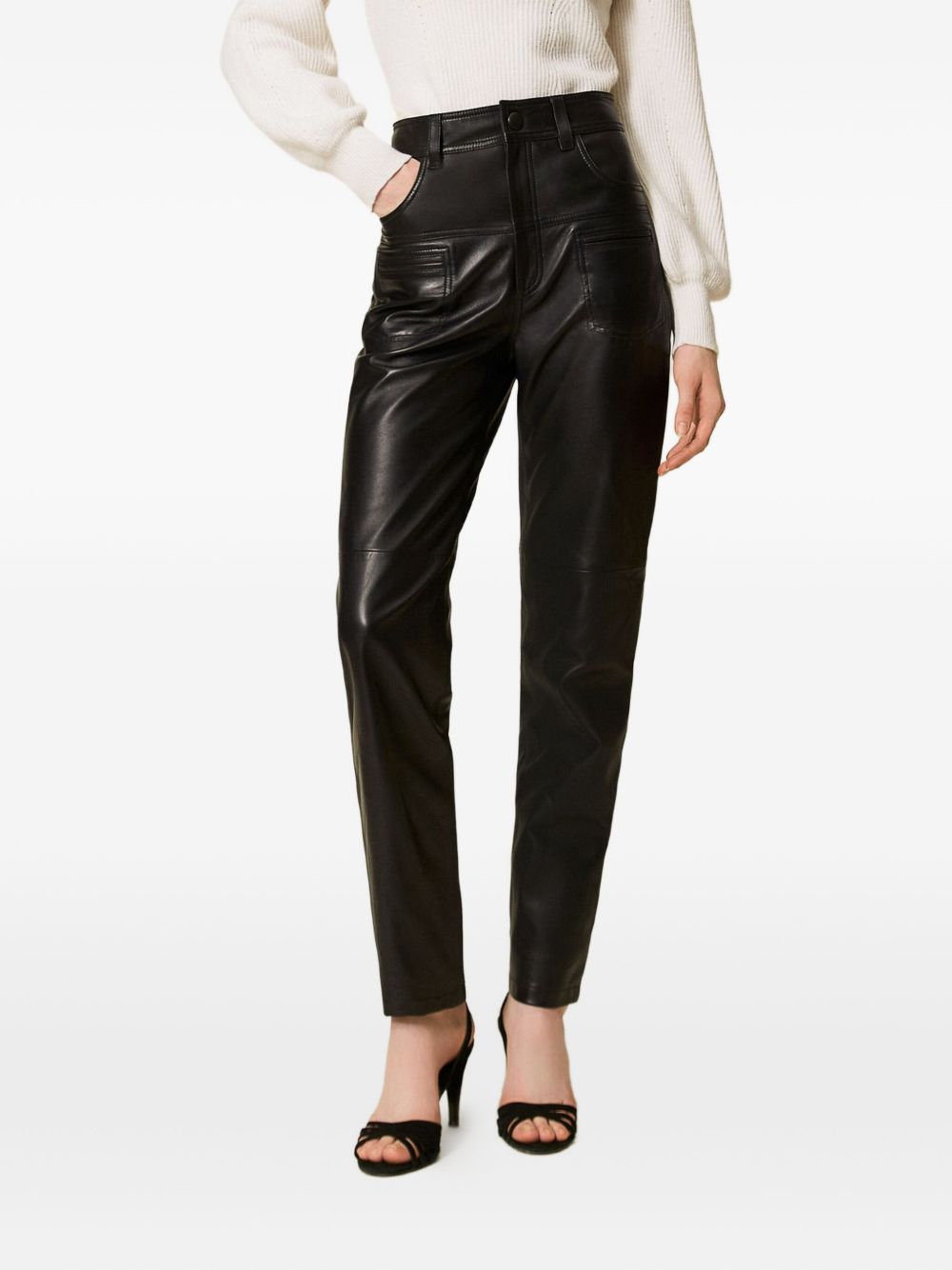 Twin-Set Trousers - Blacks and greys | 9221734518da78eb02af8a54d11ecbc9ef5a4a58