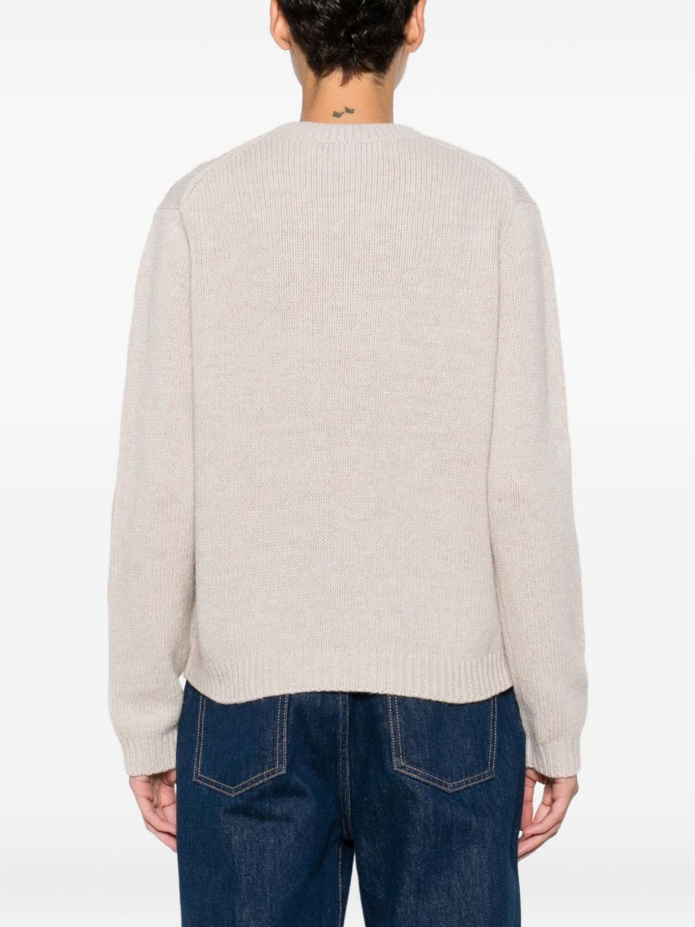 Maison Kitsune' Sweaters - Light and natural | ee041f4e7d039fd0e8a576d060295d829b7baae9