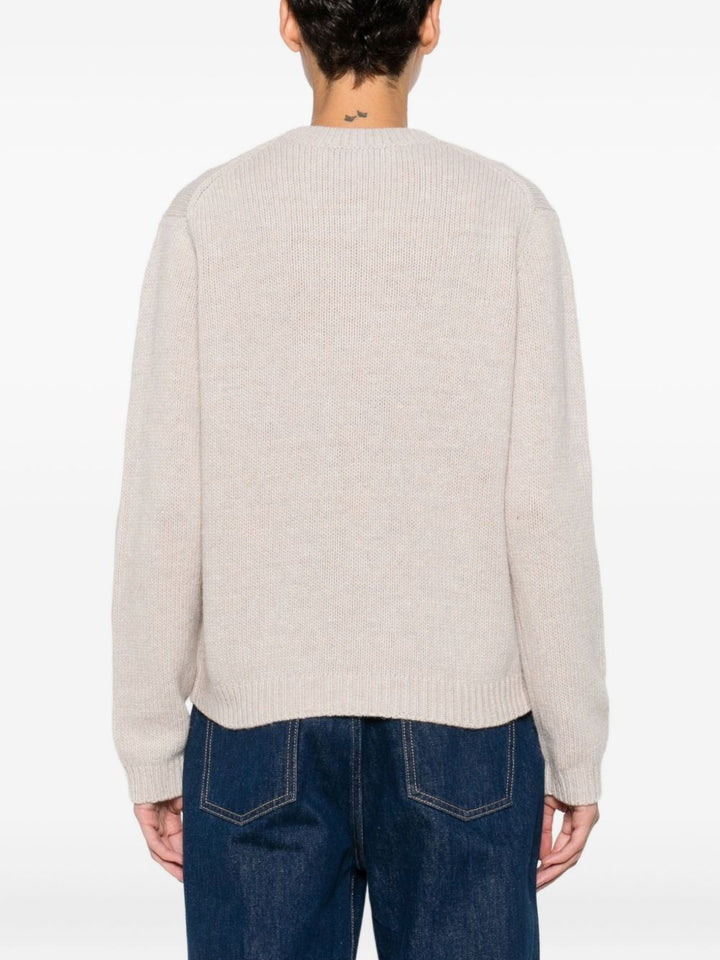 Maison Kitsune' Sweaters - Light and natural | ee041f4e7d039fd0e8a576d060295d829b7baae9