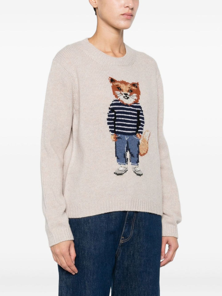 Maison Kitsune' Sweaters - Light and natural | a5d2cf5ea881ff73935d22fc1cb3efce9fabcb5b
