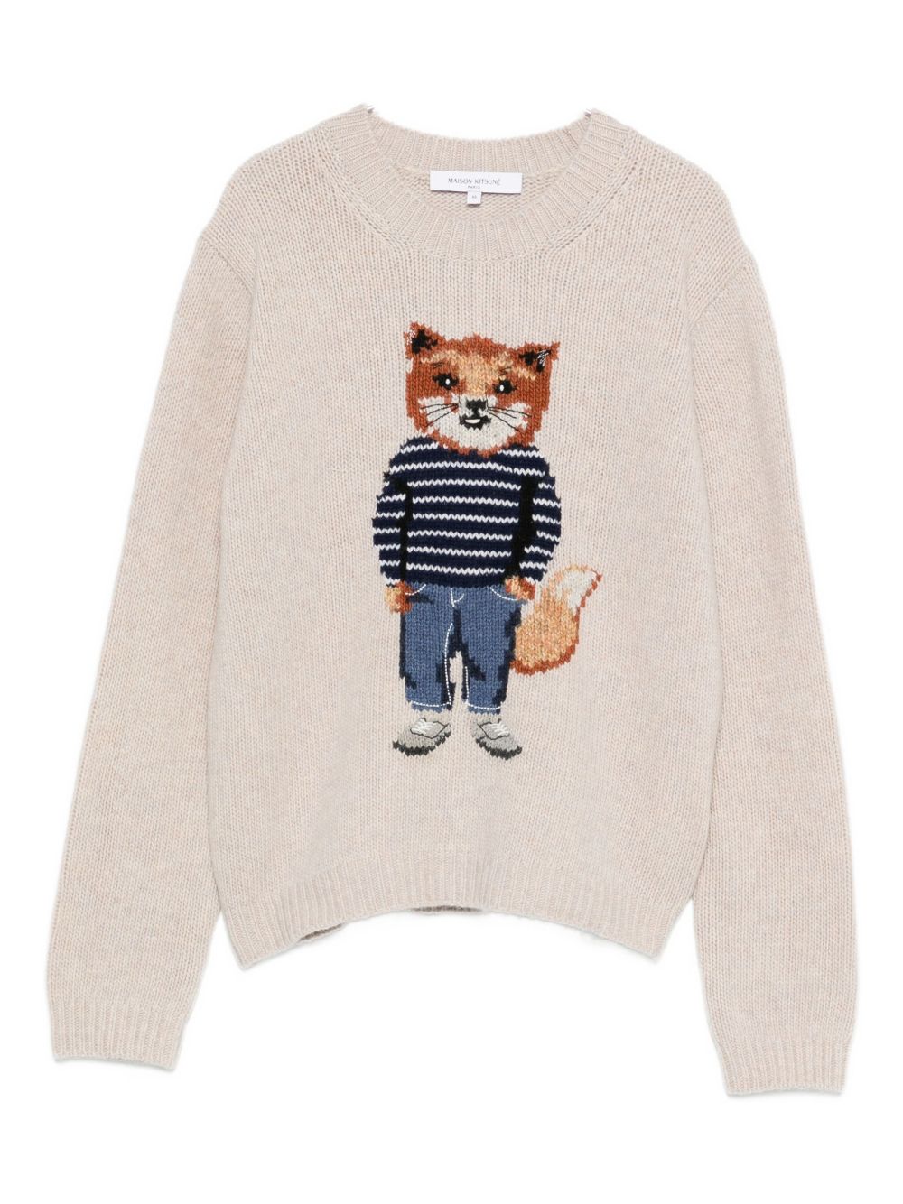 Maison Kitsune' Sweaters - Light and natural | 3e418ff431f79769d8b2b7082b27f24bceb093b8