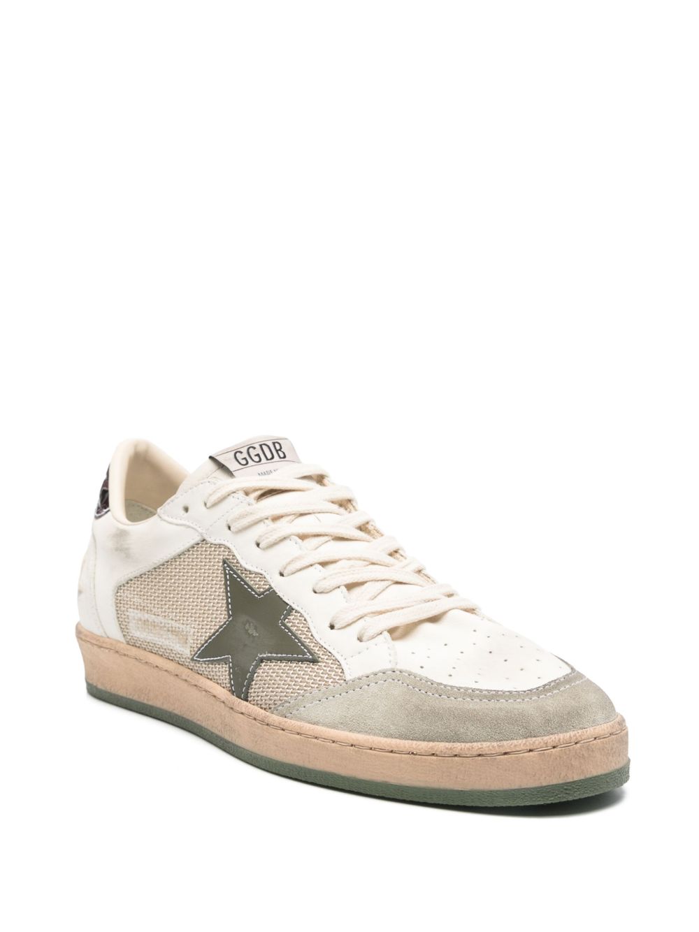 Golden Goose Flat shoes - Milk/white/ice/olive | 48f2835185fe643de342c595e5b1afada9c0d16c