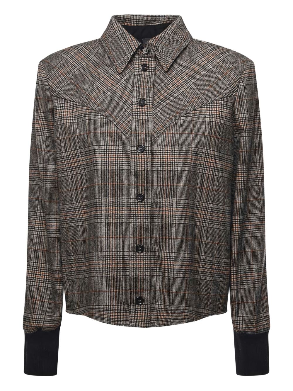 Pinko Shirts - Beige grigio giallo | dd0e49ff8c87b47a28b3939ba77579bacf330e6c