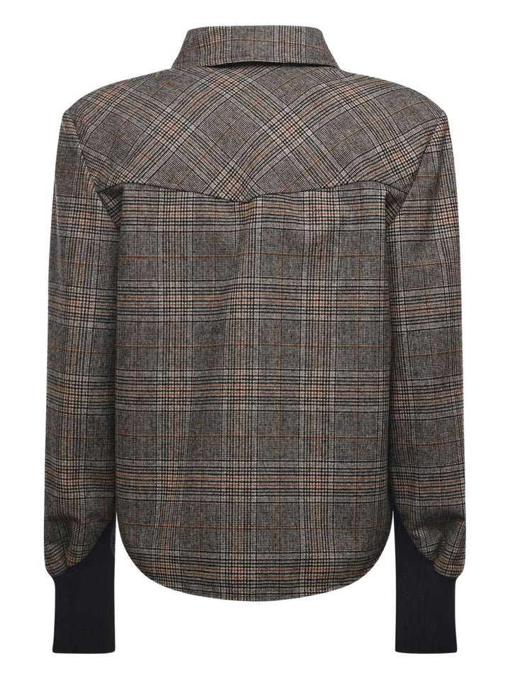 Pinko Shirts - Beige grigio giallo | 8788b6f0e4fbef96a323539625e7d806b0bcd6f2