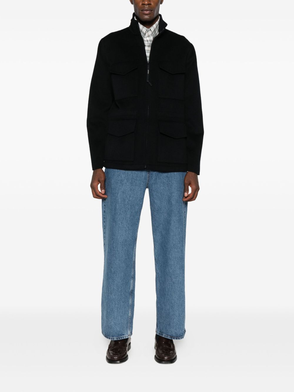 Aspesi Coats - Blue and green | 46db8fd24cd23a8c08c3f416203e3fadb89d2aa1