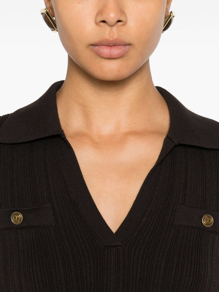 Twin-Set Dresses - Black chocolate | aac5fb5b8af2320f5f4dffbbd0b531ce9a23b564