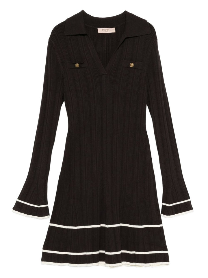 Twin-Set Dresses - Black chocolate | 57cfbef0af4475d192340f1b6a60b3394f68d07f