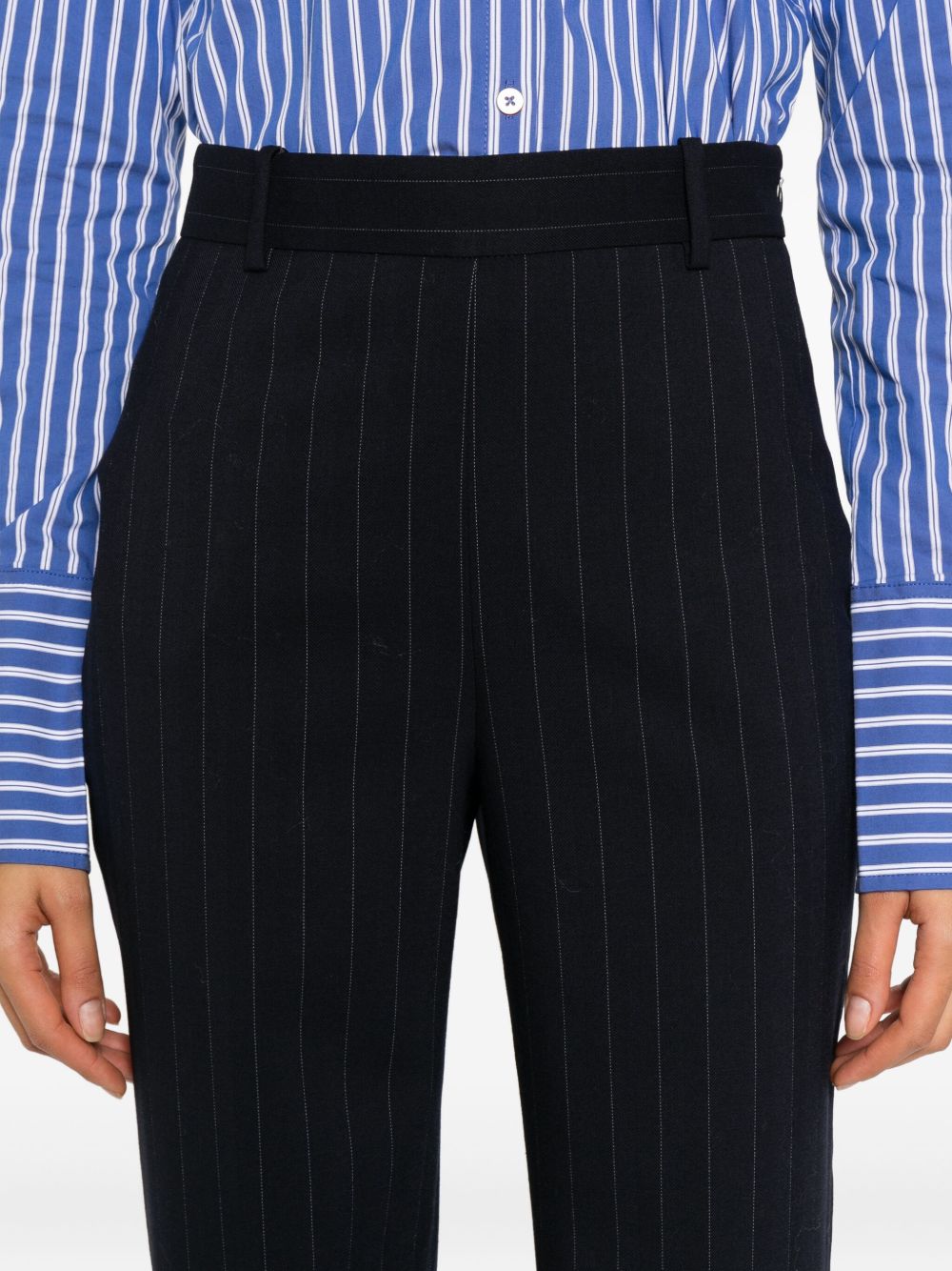 Pinko Trousers - Blu bianco | 4536e5f76561a14e59b2e4fdc992b246466469bc