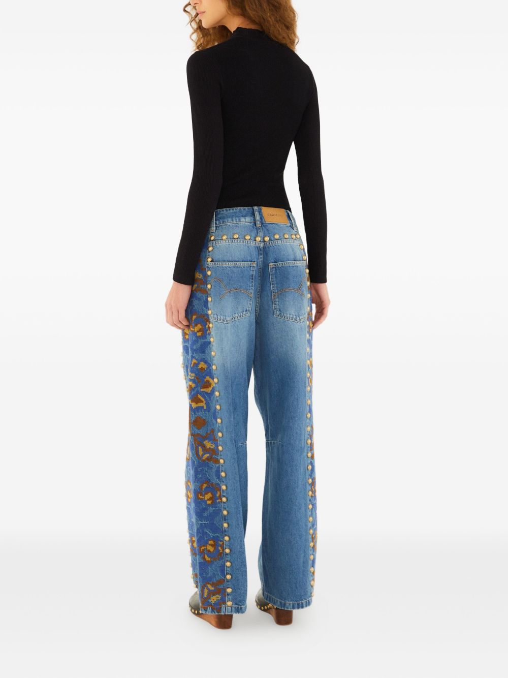 Farm Rio Jeans - Blue and green | d20d617b31e4a09a80bbcf7d368381c4023fc0dd