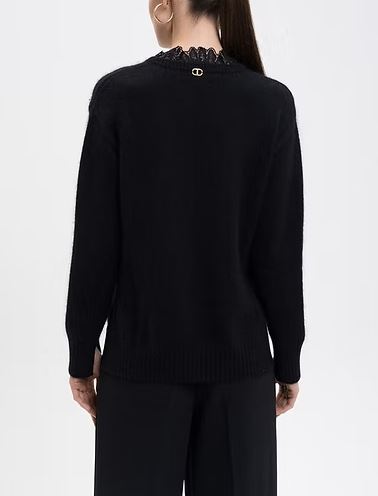 Twin-Set Sweaters - Blacks and greys | 892187606ab2c11ab5ca8bba9ff7eca979a86064