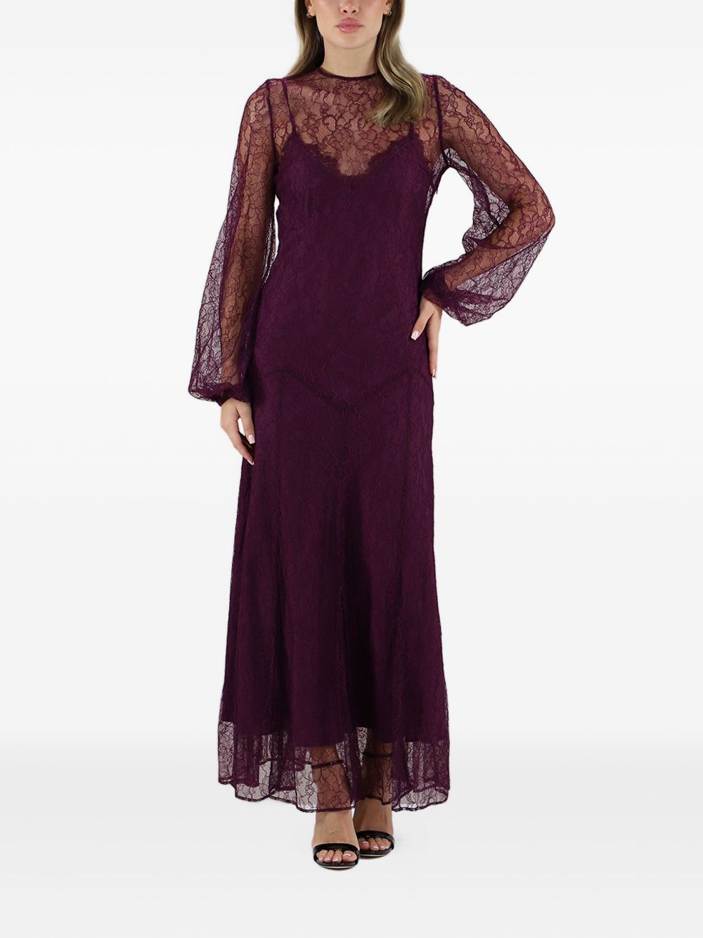 Twin-Set Dresses - Purple | 405b85b172be27c97821d4d6bf8373060289d58f