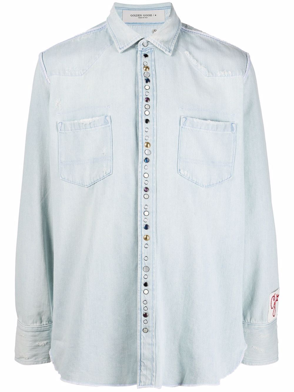Golden Goose Shirts - Blue and green | 4aeb09e48ef985c6274132f4c686bbf8bee189b1