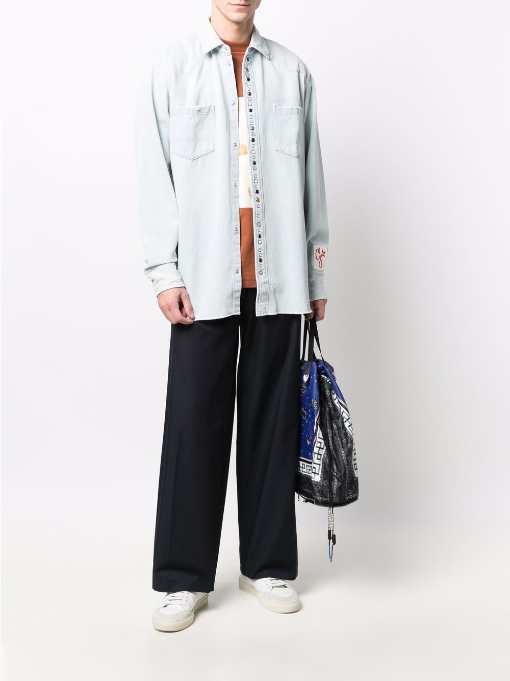 Golden Goose Shirts - Blue and green | 53fd29aba64366117f44338eed28cd7a15a82602