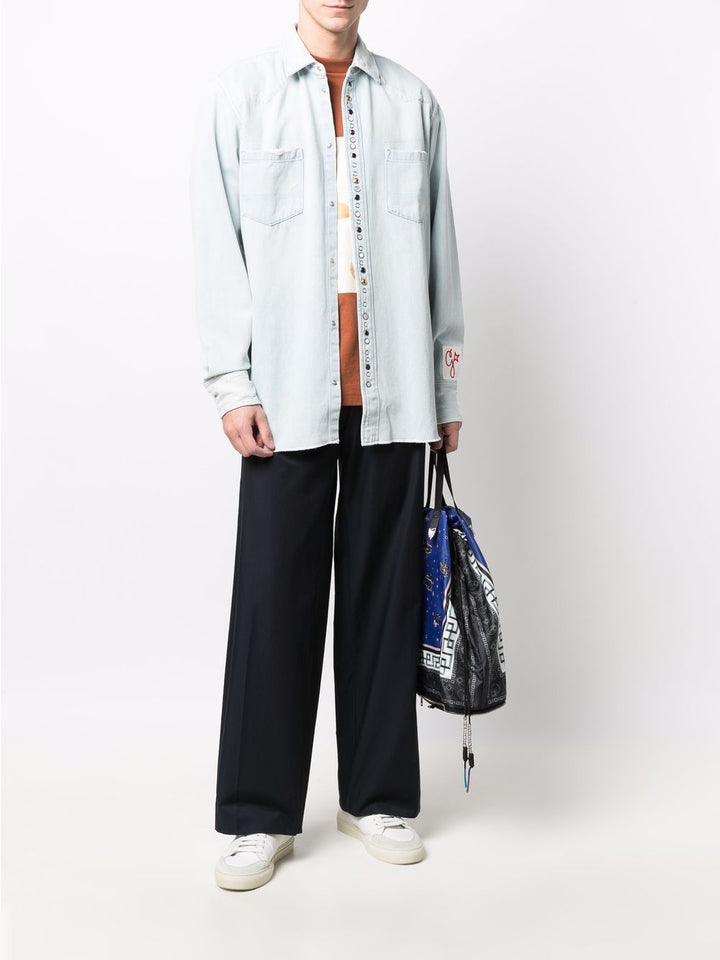 Golden Goose Shirts - Blue and green | 53fd29aba64366117f44338eed28cd7a15a82602