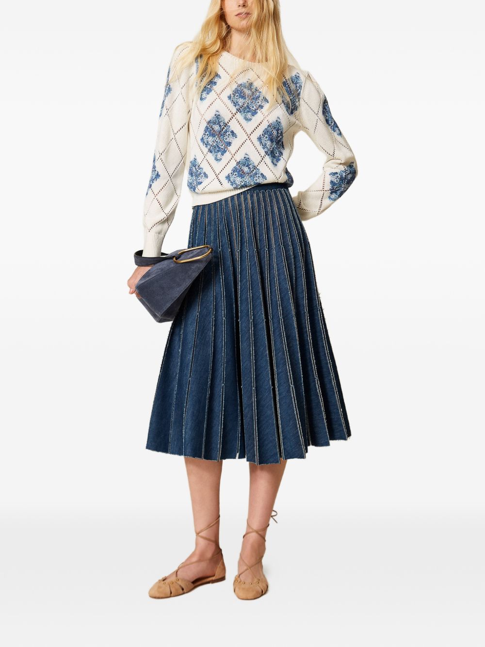 Twin-Set Skirts - Denim medio | 821294a63abd1f56112d929c2627d7a2e9148587