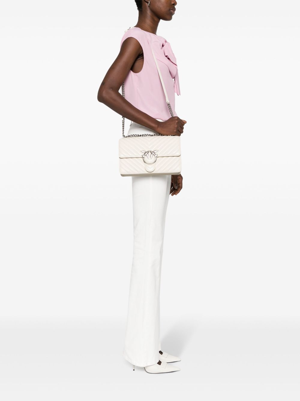 Pinko Bags - Bianco silver | 9eec8fcb89dc617d53f73ef6c624e4dd51055d19