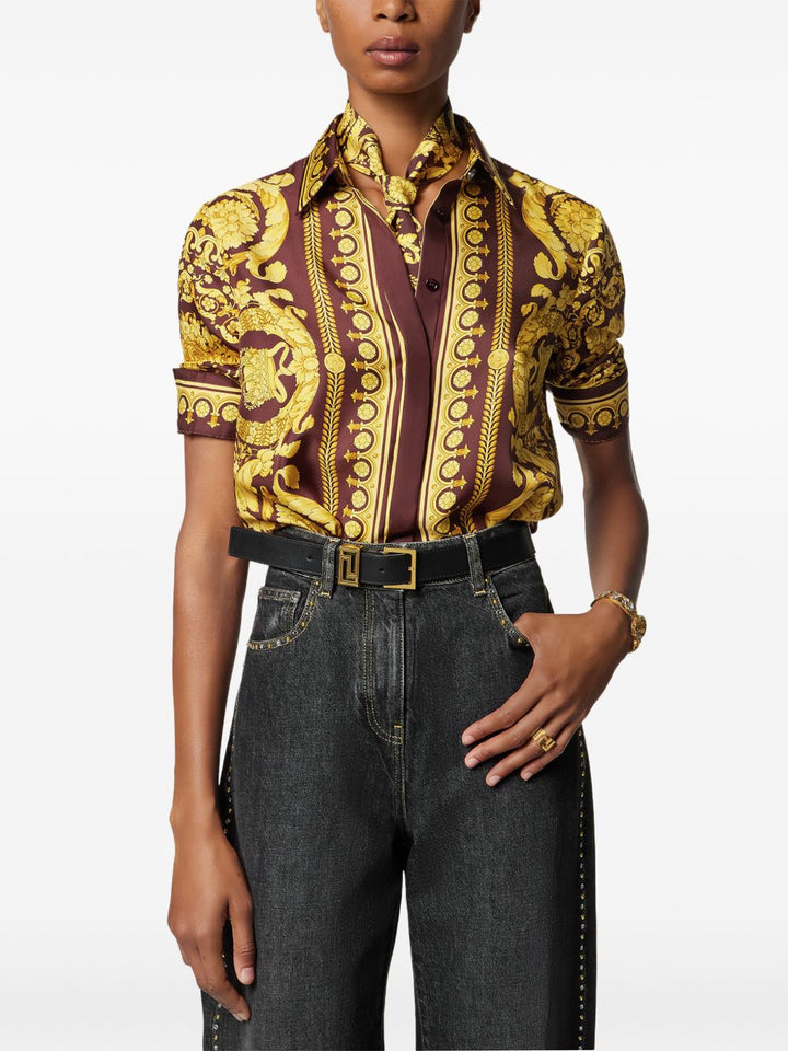 Versace Scarfs - Burgundy gold | d8d5232ae186ea6a95283231ae3f81c5a7f0eeaf