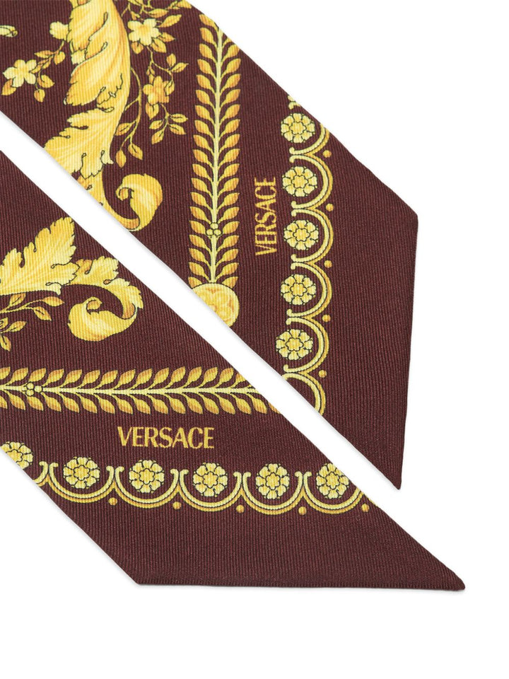 Versace Scarfs - Burgundy gold | 257dead7e02c36c6c28701d1df40a054fea11dbc