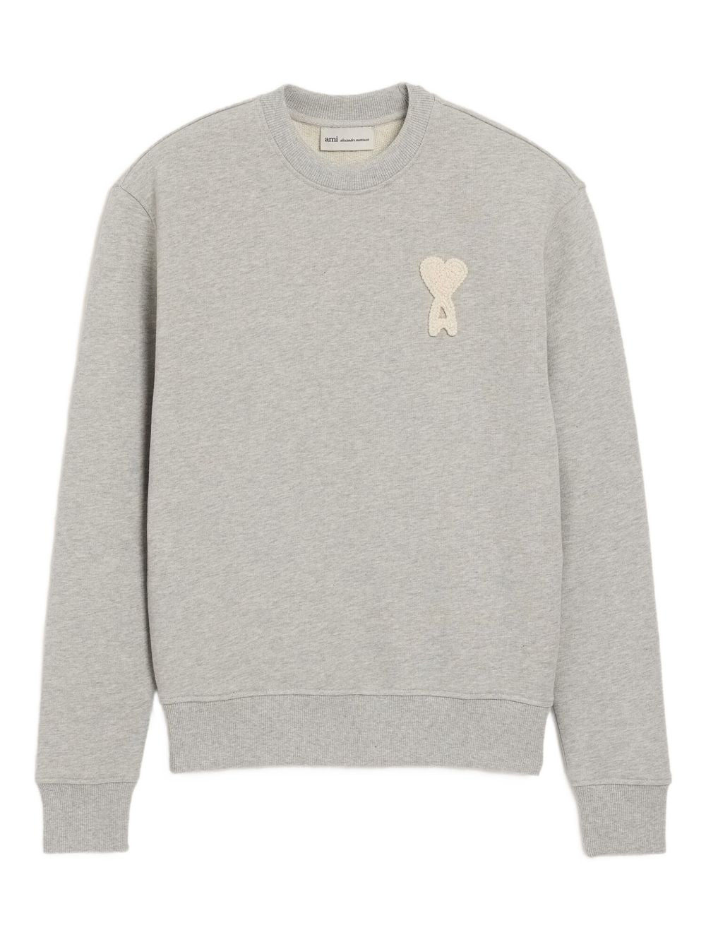 Ami Sweaters - Gris chine/blanc | bd27b889672c7660ff9f337135c24e8eef29d3f5