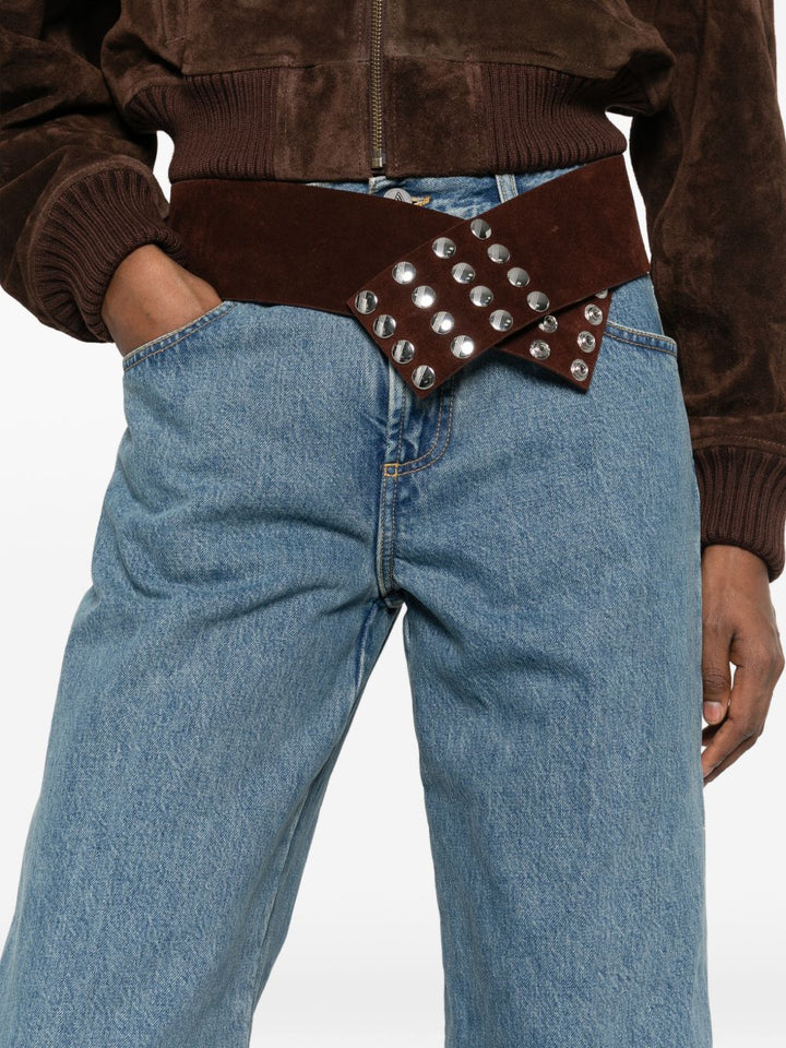 The Attico Trousers - Blue and green | 9bc86980ff3a0f215540f804217cd59055858d23