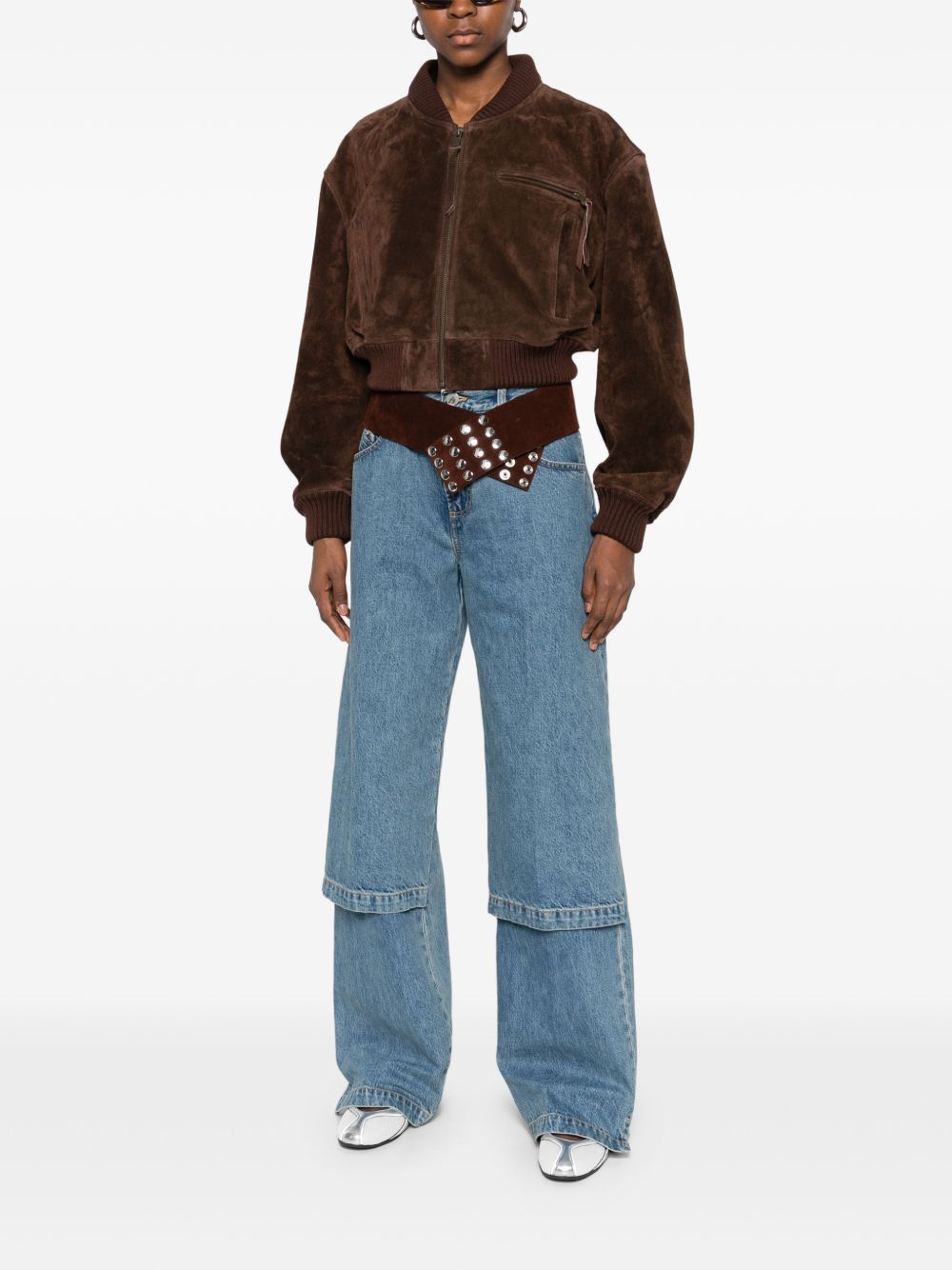 The Attico Trousers - Blue and green | 0c30748a1f512d609abcb5195497b67fe082a41b