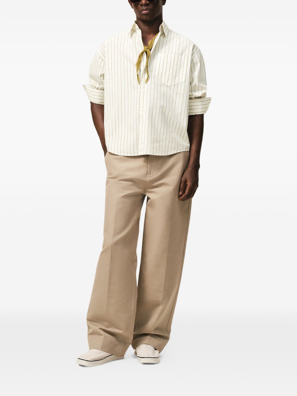 Ami Sweaters - Blanc/matcha | 3eaabbbb623fa5fa6fd4715f81cb0f78634ae2e8