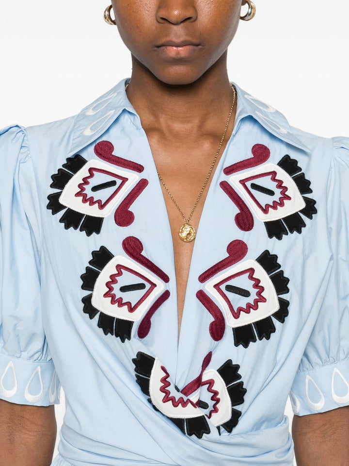 Farm Rio Dresses - Blue and green | 75a1d4ee17a0b30ff81ebbe8461d90b080286d35