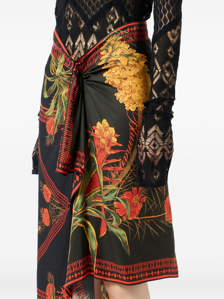 Blumarine Skirts - Black /orange | 9ce2c79f70ae0bec22e36a8f949e1dece2372b2f