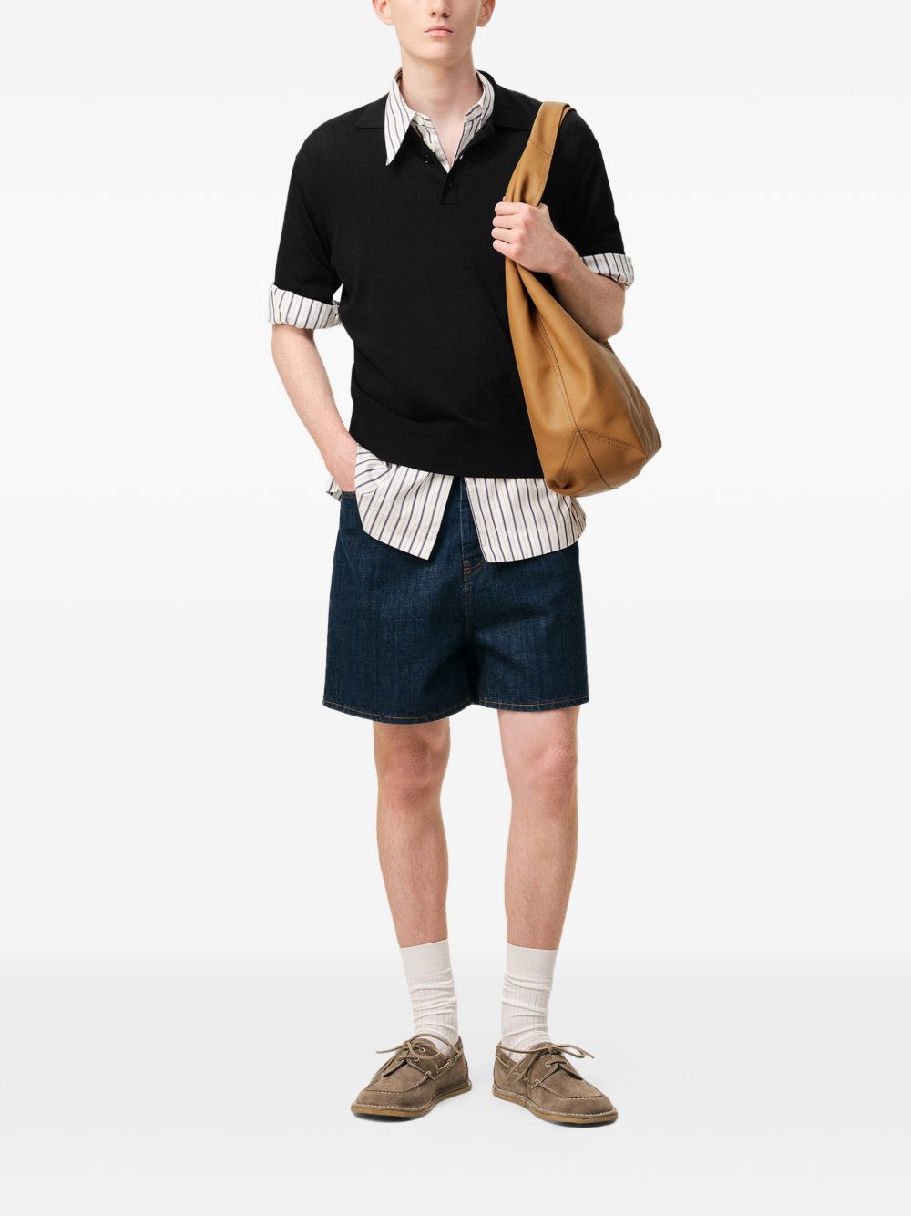 Ami T-shirts and Polos - Blacks and greys | b662952c862d3f08cd9c95f06ee4e728713f3086