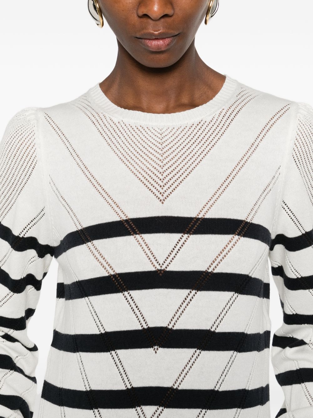 Twin-Set Sweaters - Blue night/neve | 7399e53dc8e27c65ca22e6fe49c53806f0fc1cf1