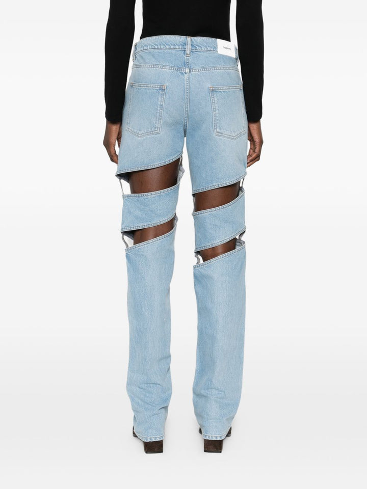 Coperni Trousers - Blue and green | 257a663661d50c269d7e4e211299008605a01379