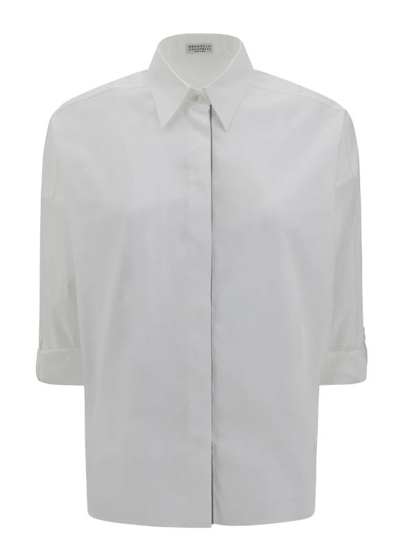 Brunello Cucinelli Shirts - Light and natural | 0b261f71dbf37284959c6cdcfffd93005ad1b1ff